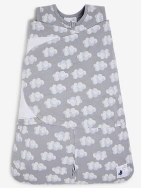 Small Story Organic Cotton Wearable Swaddle in Sleepy Cloud, Newborn (0-3M)